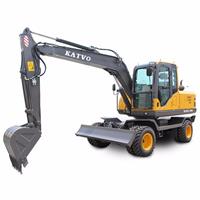 8噸負(fù)載敏感系統(tǒng)輪式挖掘機(jī)